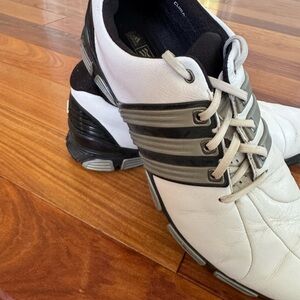 Men's Adidas Tour 360 gold shoes